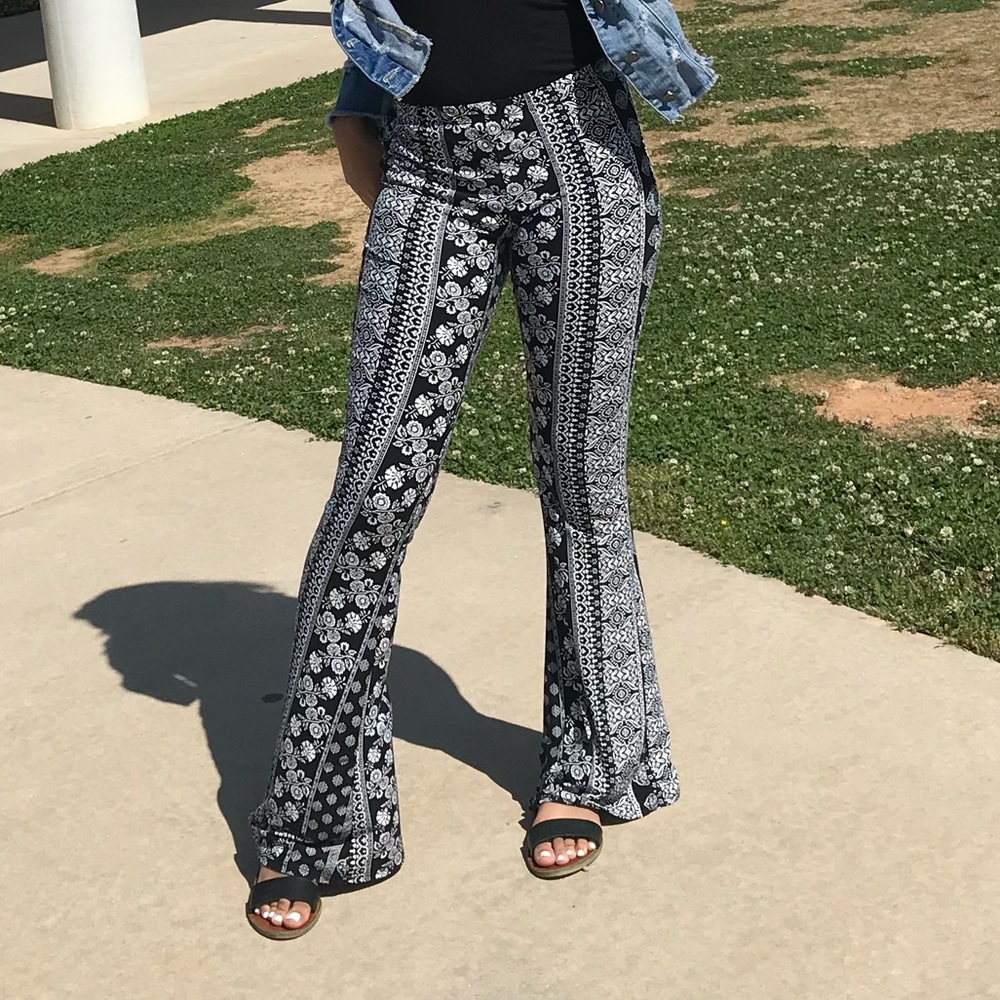 Flare leg pants